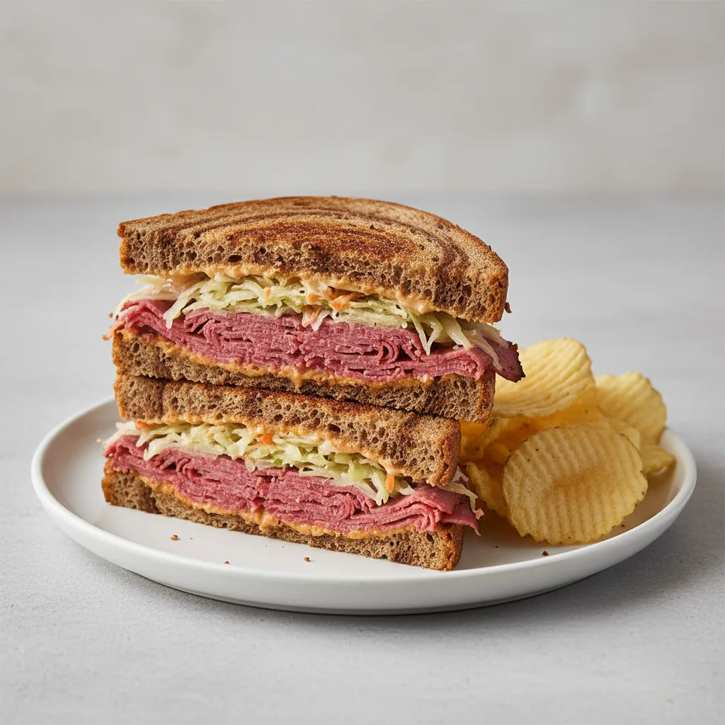 Unreal Ruben Vegan Sandwich and Chips Unreal Ruben Vegan Sandwich and Chips