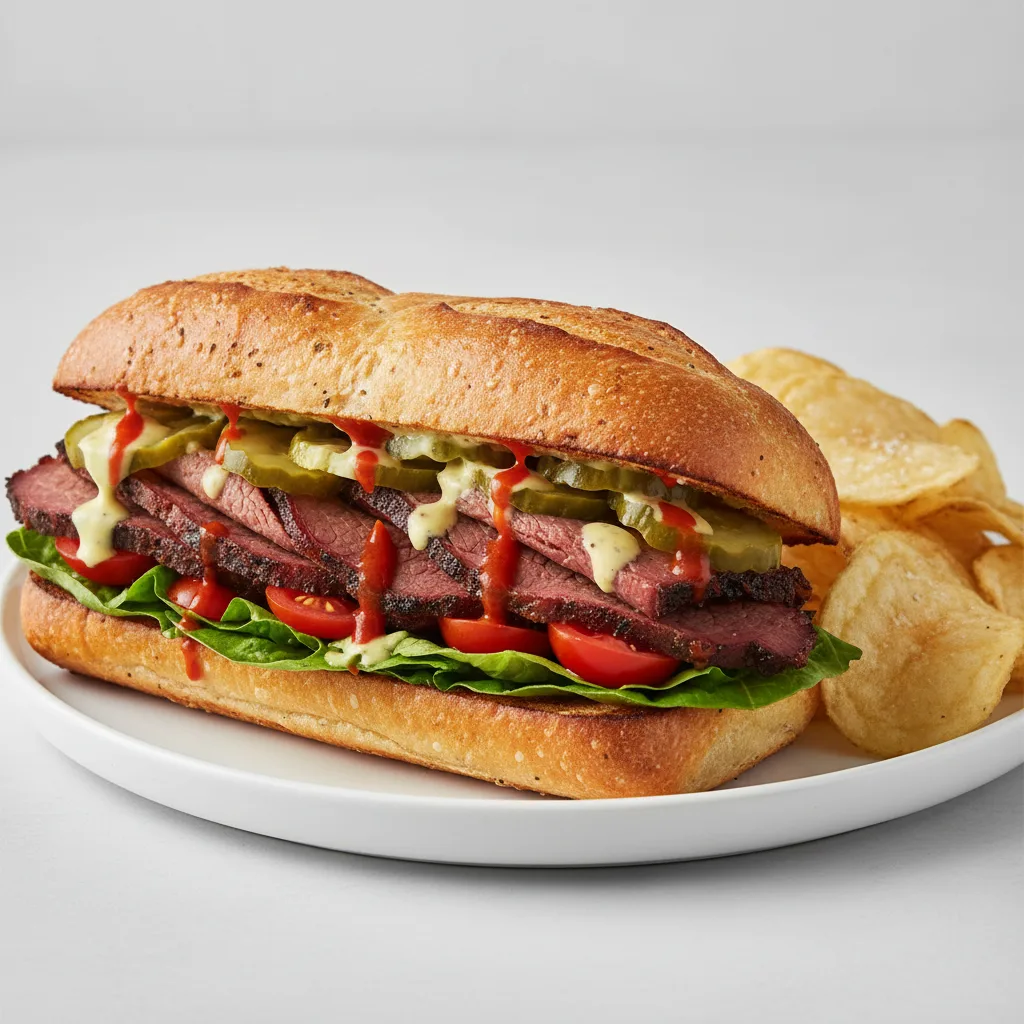 French Roll Sandwich with House Chips French Roll Sandwich with House Chips