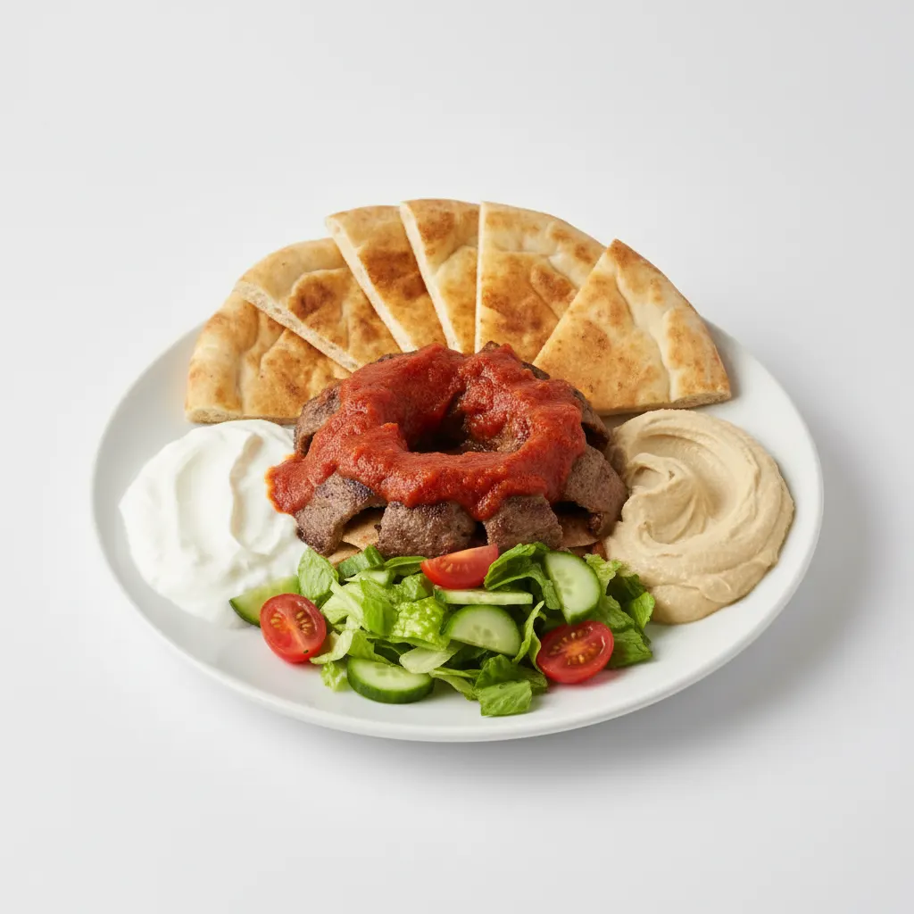 Iskender Kabobs Plate