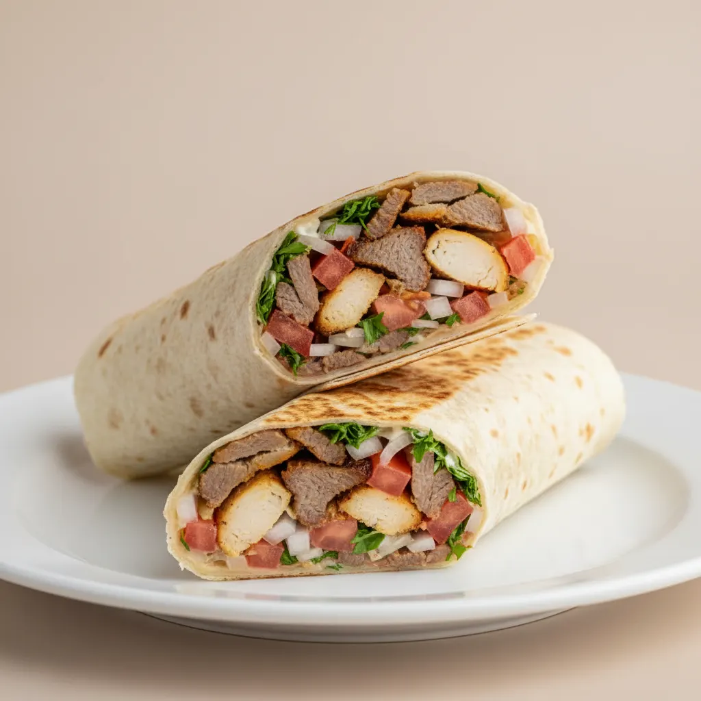 Combo Shawarma Wrap