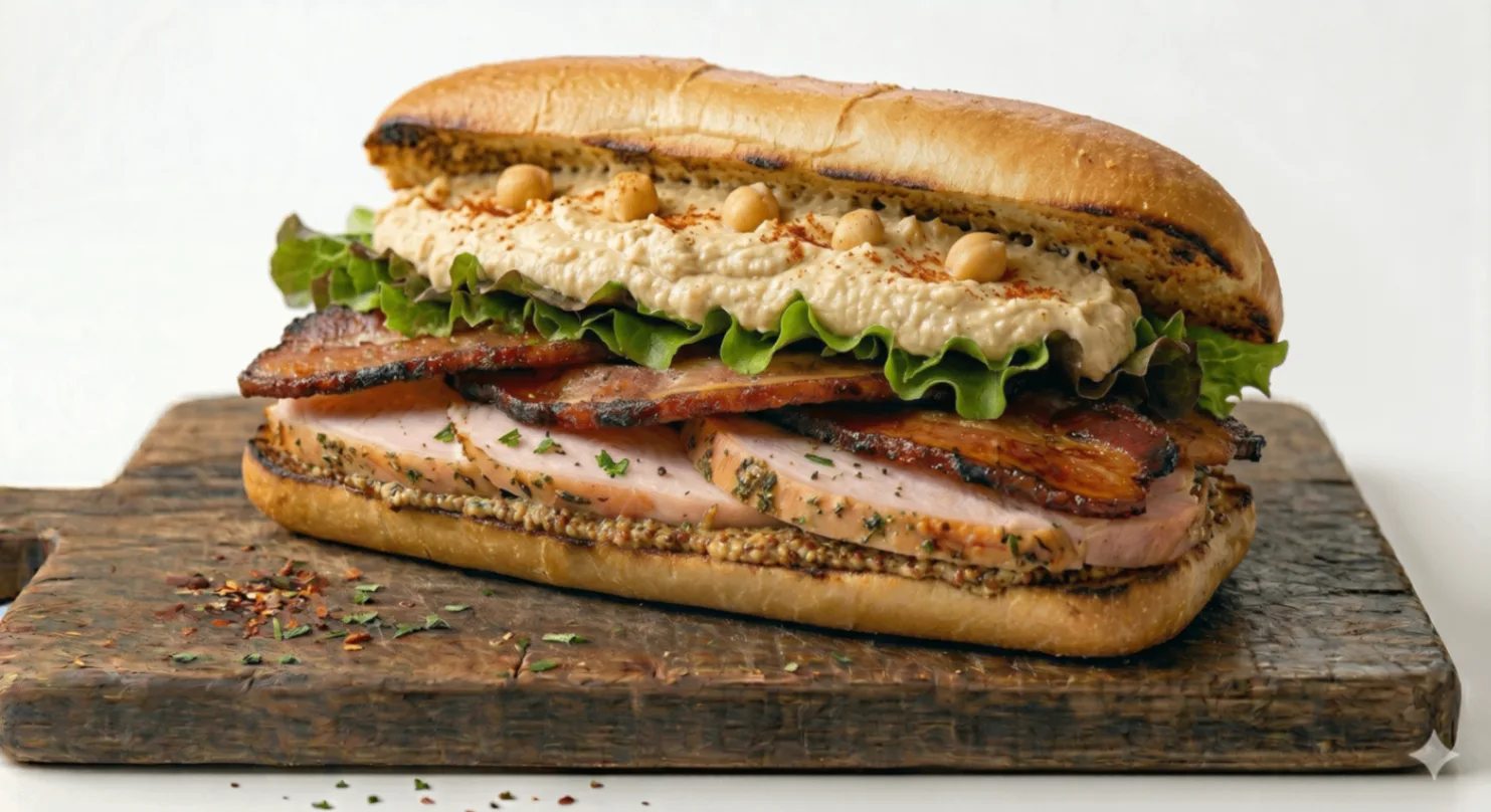 Dairy-Free Roasted Turkey with Hummus - Large