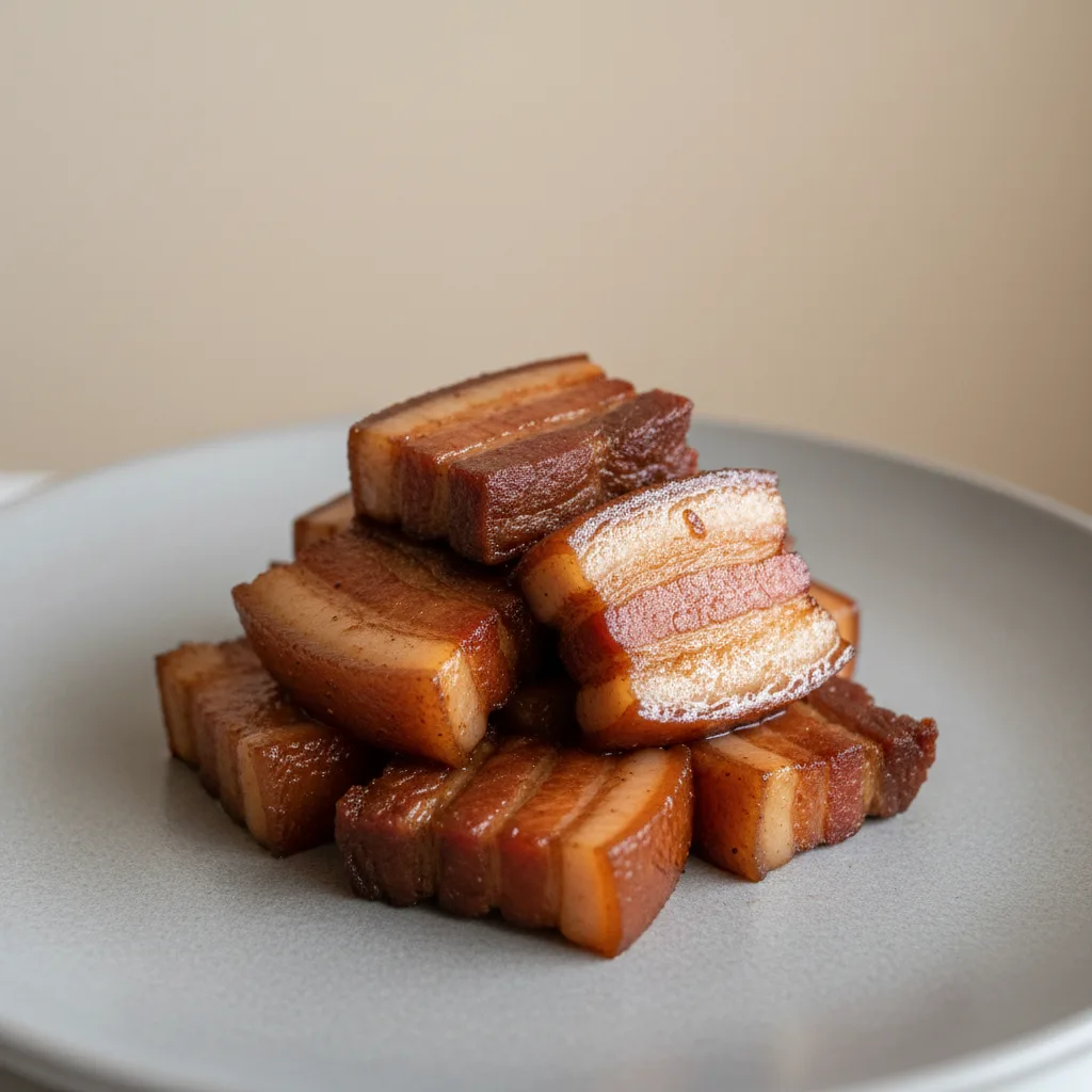 Dry Sauteed Braised Pork Belly