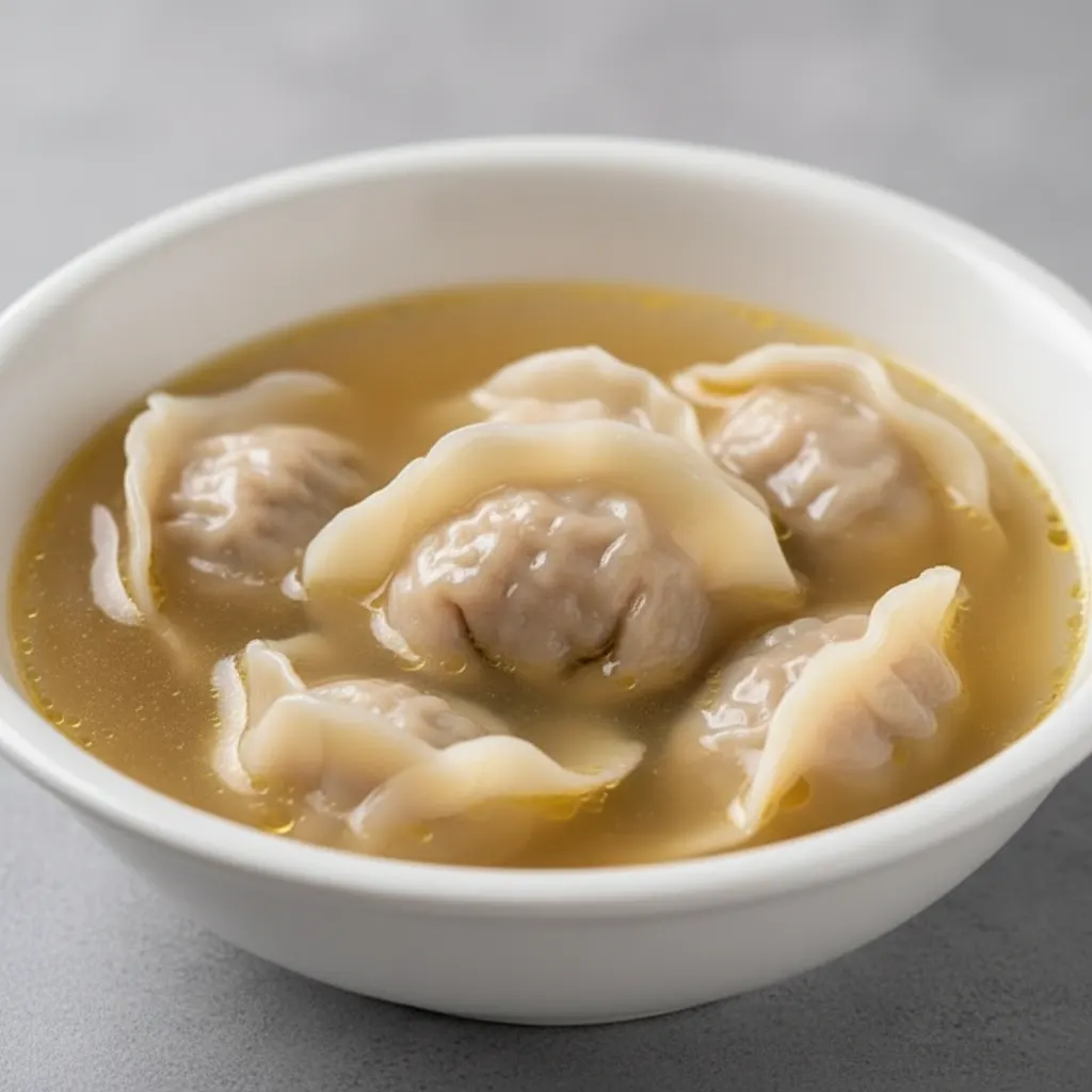 Pork Dumpling Chicken Soup