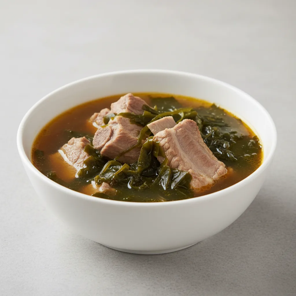 Seaweed Pork Rib Soup