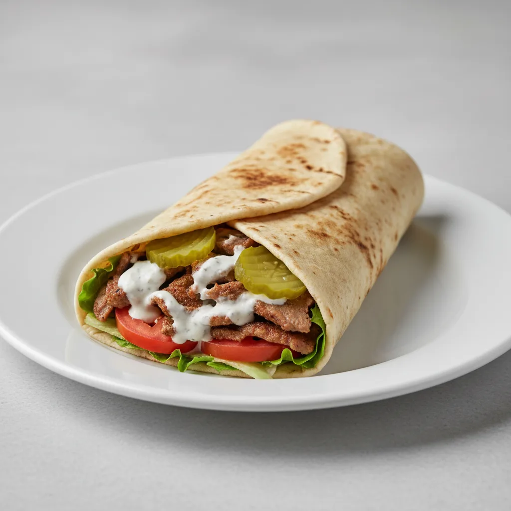 Lamb Shawarma Wrap Lamb Shawarma Wrap