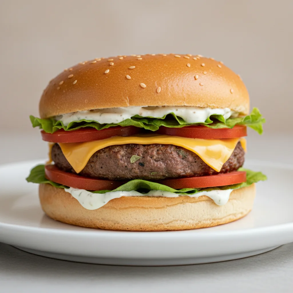Mediterranean Burger Mediterranean Burger