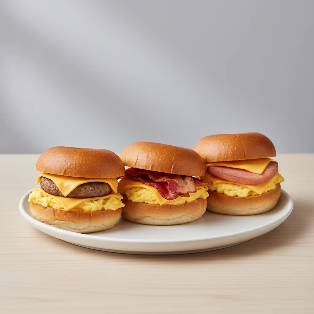 Hot Breakfast Sandwiches Hot Breakfast Sandwiches