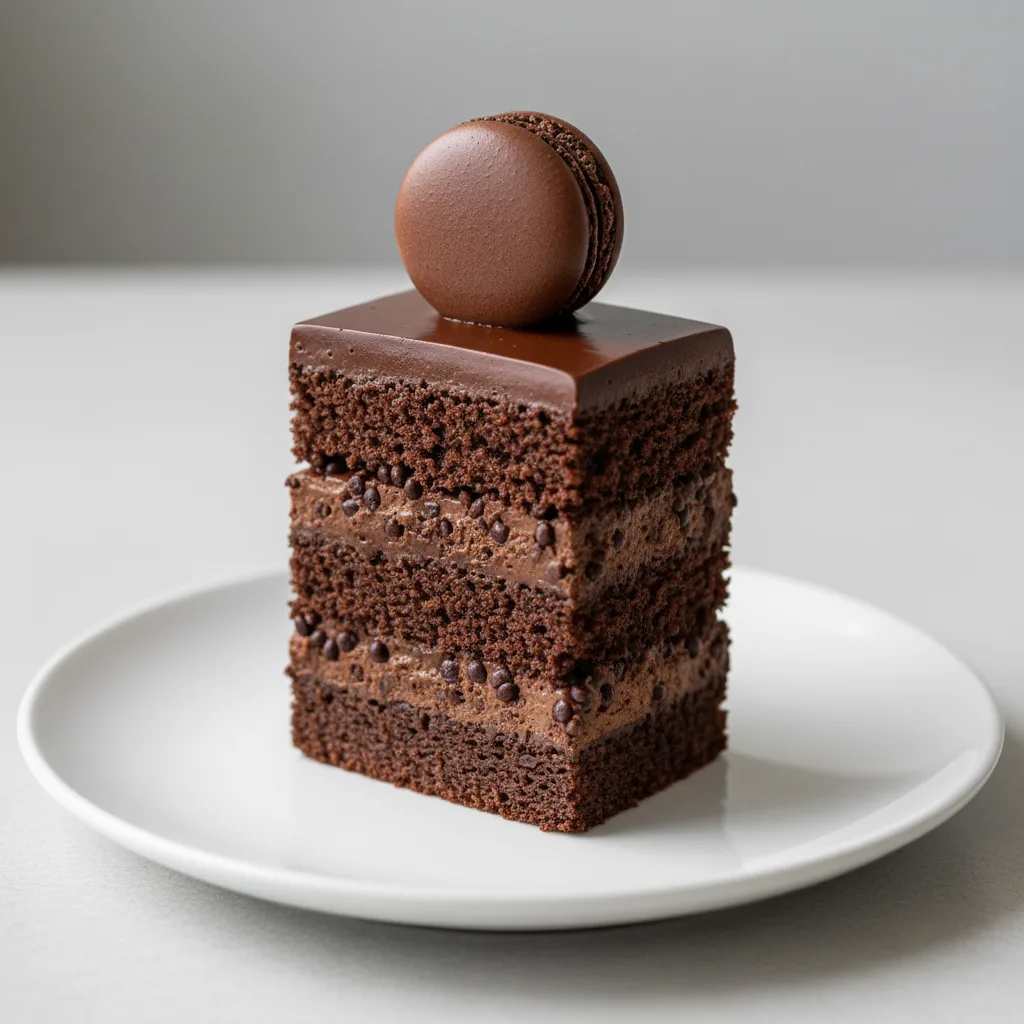 Ganache Cream Cake Slice Ganache Cream Cake Slice