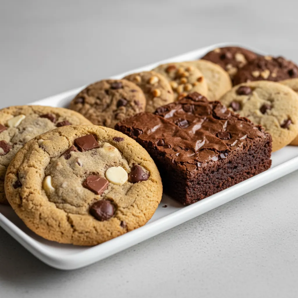 Cookies and Brownie Tray Cookies and Brownie Tray