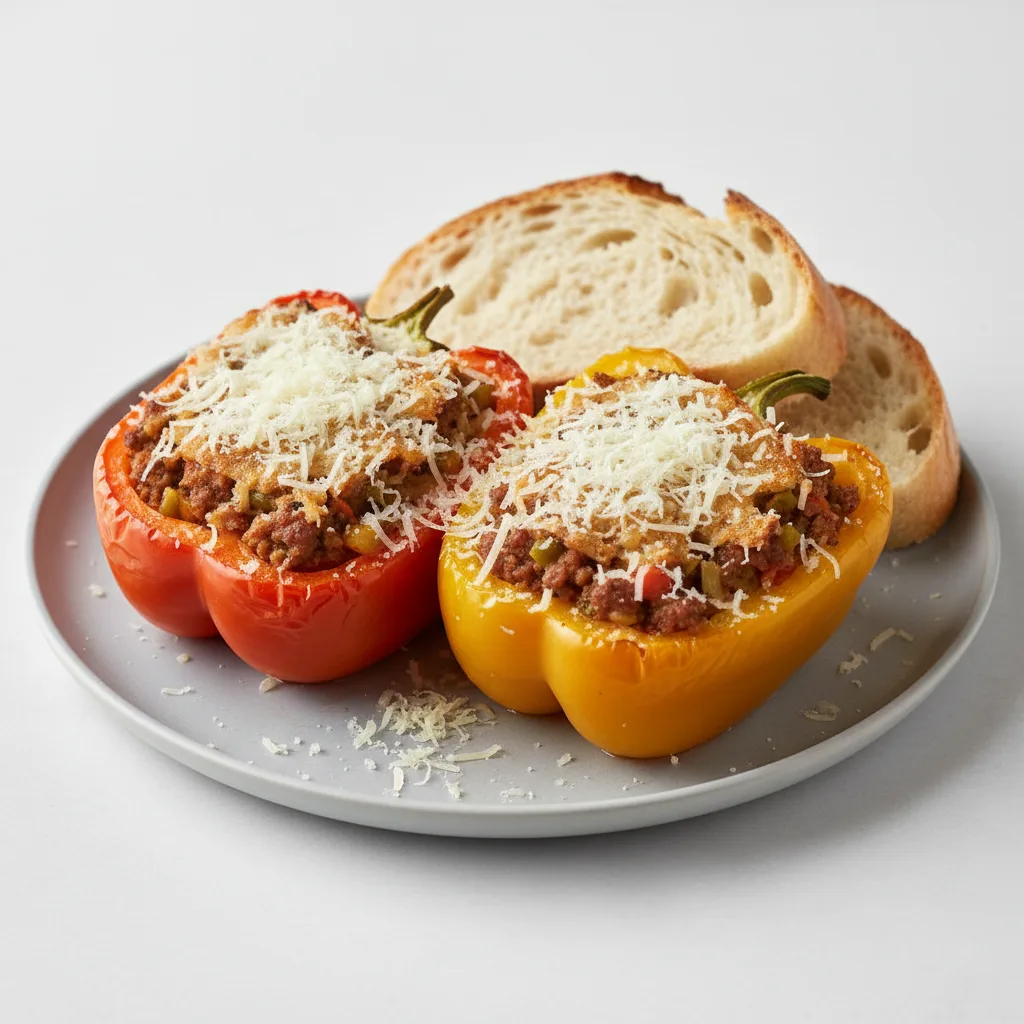 2 Stuffed Peppers 2 Stuffed Peppers
