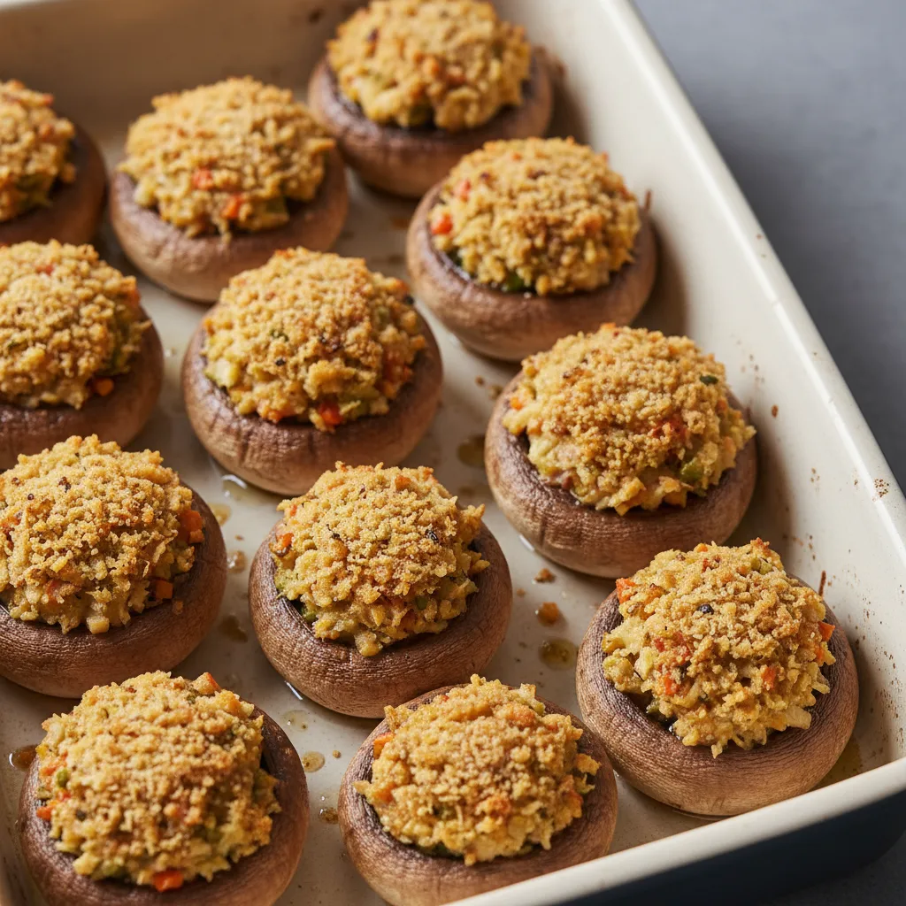 Stuffed Mushrooms Tray Stuffed Mushrooms Tray