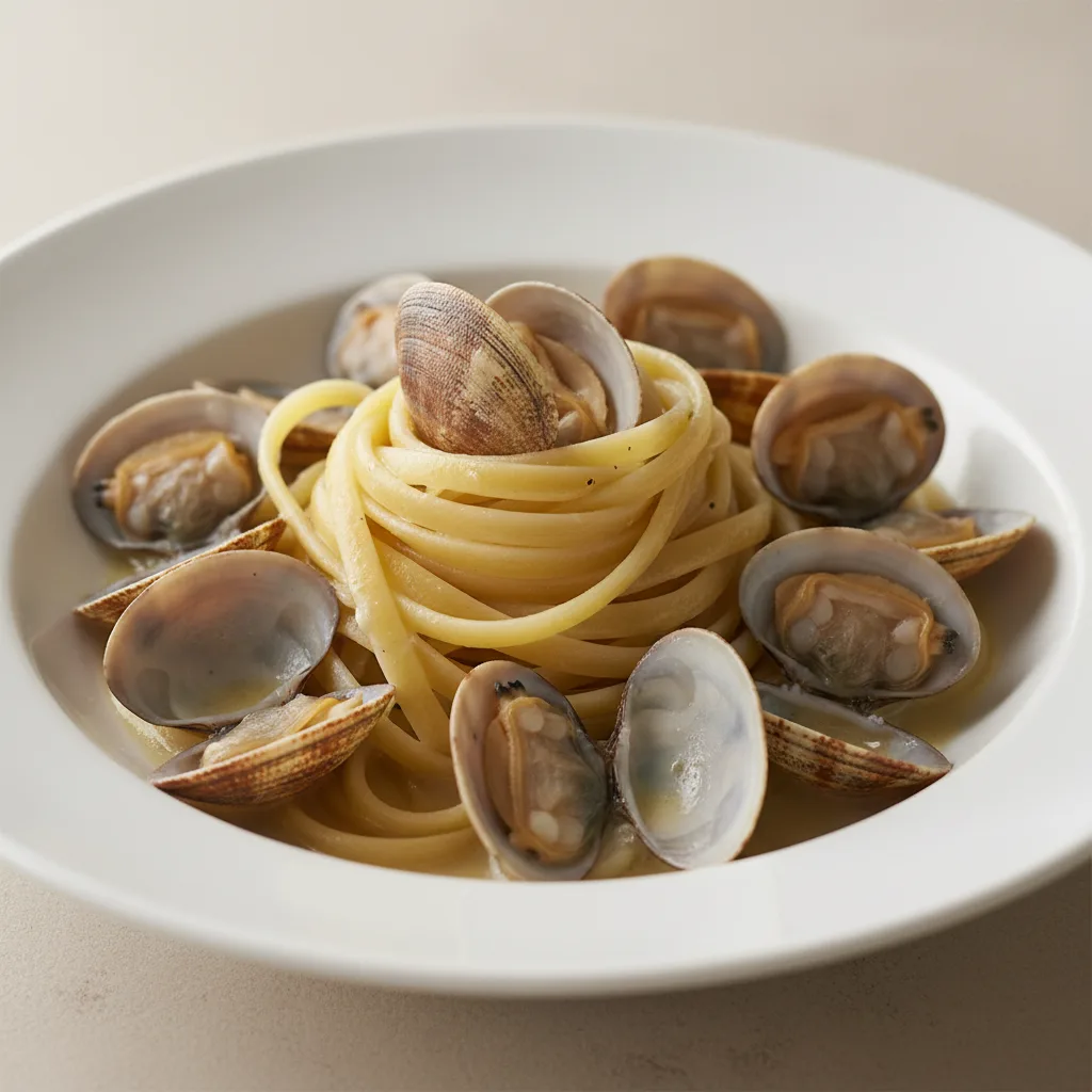 Linguini with Clams and White Wine Sauce Linguini with Clams and White Wine Sauce