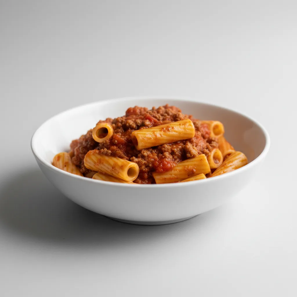 Rigatoni Bolognese Rigatoni Bolognese
