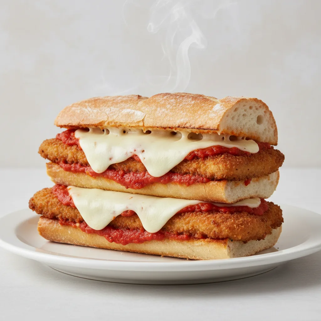 Veal Parmigiana Sandwich Veal Parmigiana Sandwich