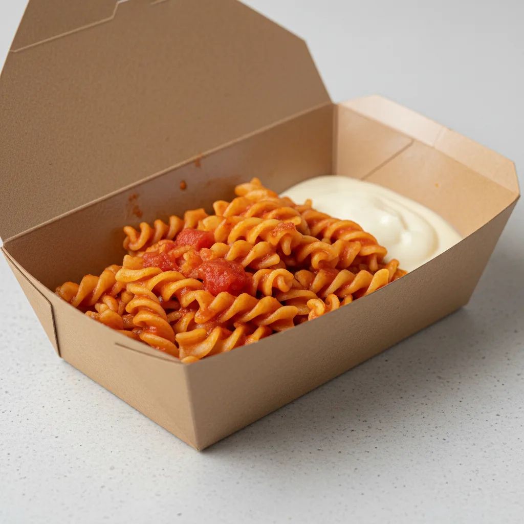 Pasta Boxed Lunch with Pasta and Sauce Pasta Boxed Lunch with Pasta and Sauce
