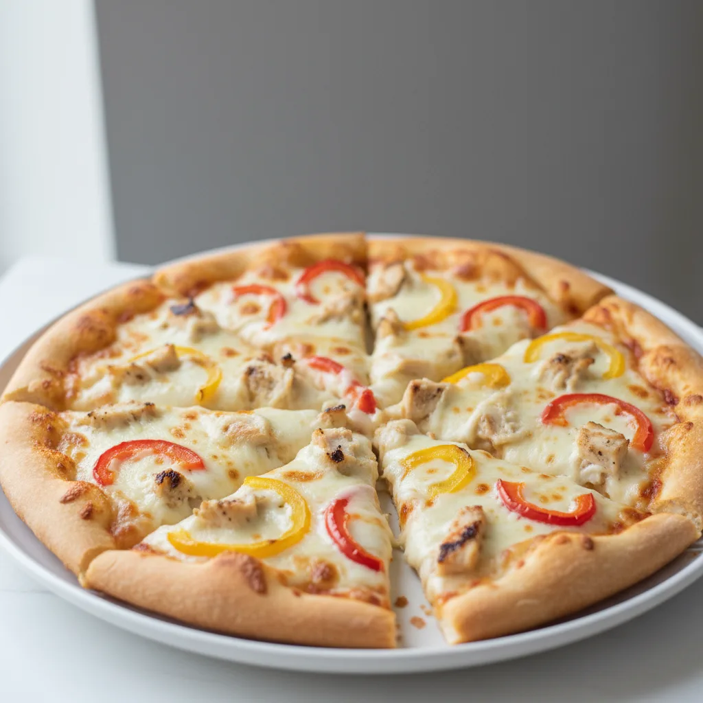 Chicken Alfredo Pizza Chicken Alfredo Pizza