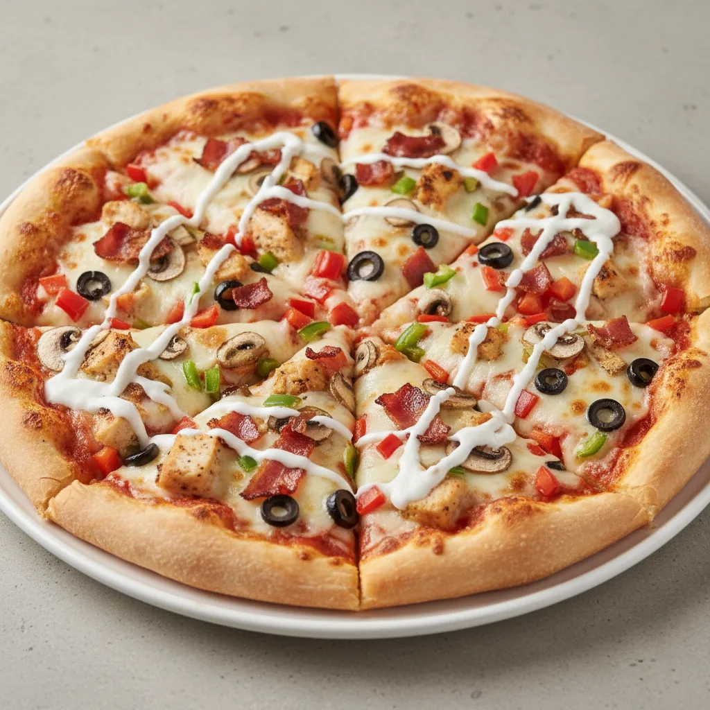 Chicken Bacon Ranch Pizza Chicken Bacon Ranch Pizza