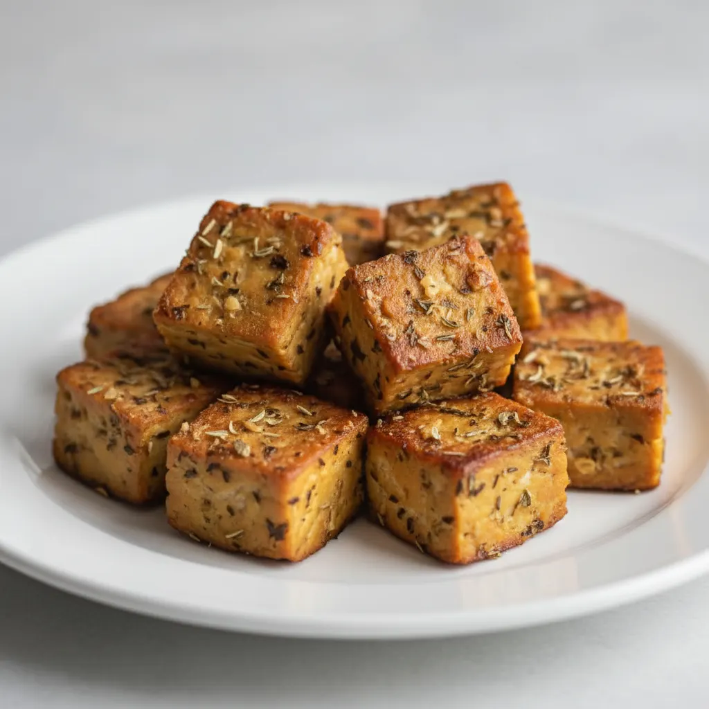 Garlic Herb Tempeh Garlic Herb Tempeh