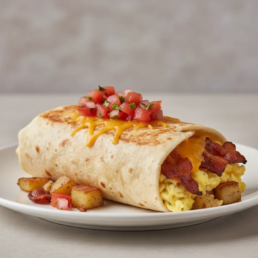Bacon Breakfast Burrito Bacon Breakfast Burrito