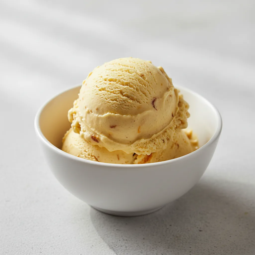 Turmeric Ginger Chikoo Ice Cream