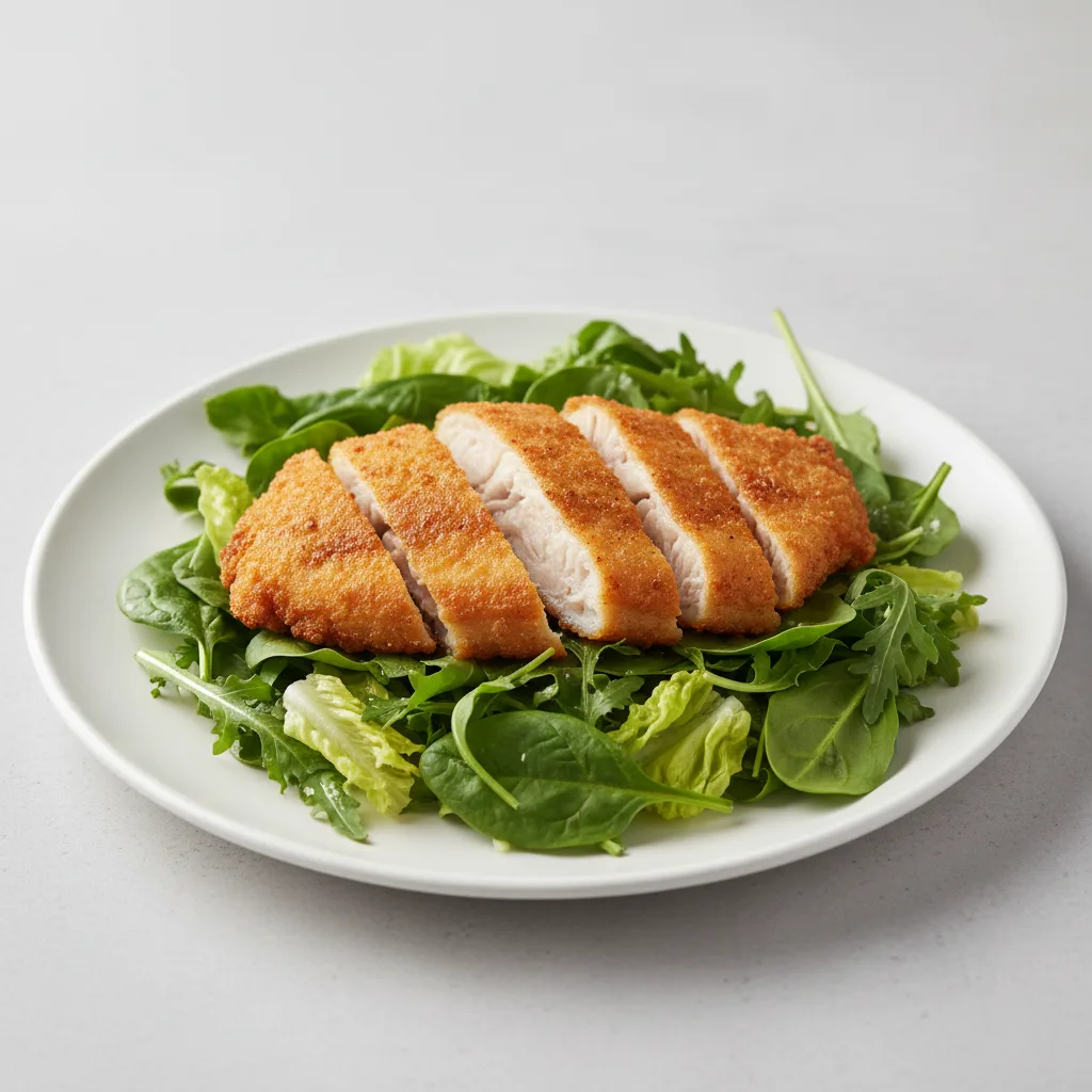 Sunny Fried Trout Salad