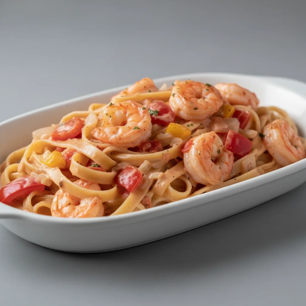 Fettuccine Prawns Tray Fettuccine Prawns Tray