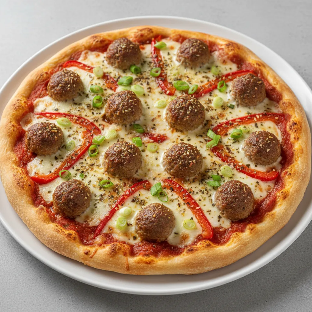 Meatball Pizza Meatball Pizza