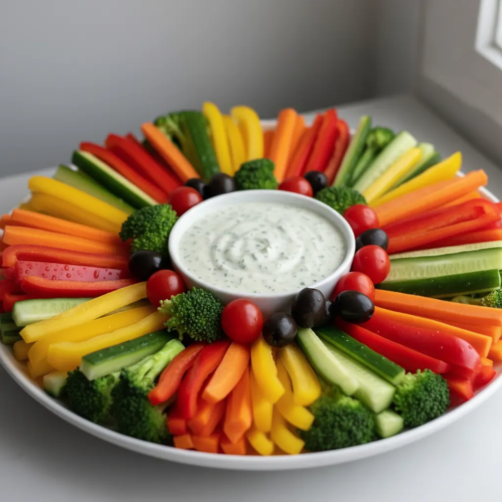 Garden Vegetable Platter Garden Vegetable Platter