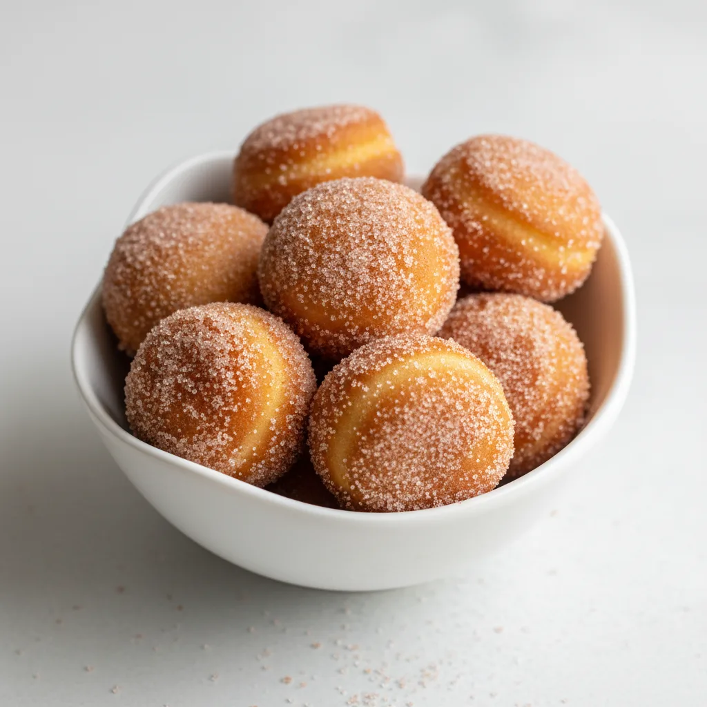 Cinnamon and Sugar Donut Holes Cinnamon and Sugar Donut Holes