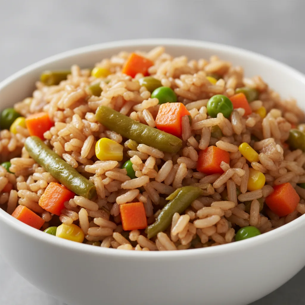 Brown Rice with Vegetables Brown Rice with Vegetables