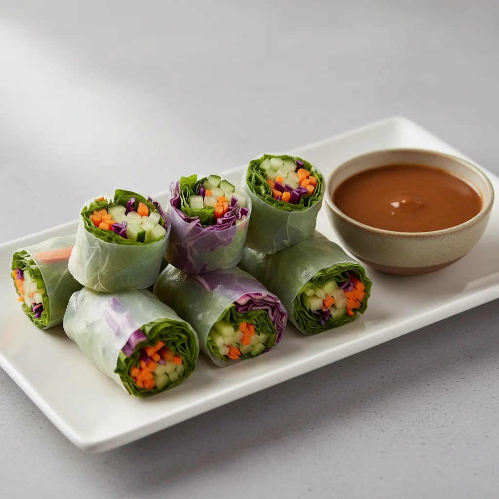 Vegetable Spring Rolls (Cold) Vegetable Spring Rolls (Cold)