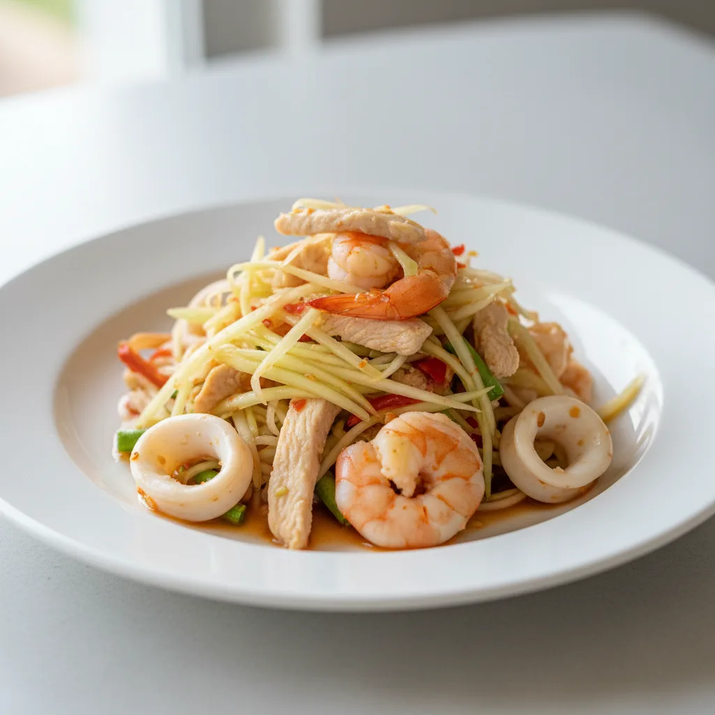 Combination Papaya Salad Combination Papaya Salad