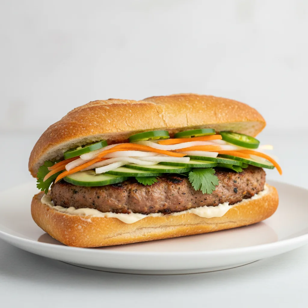 Fancy Pork Patty Sandwich Fancy Pork Patty Sandwich