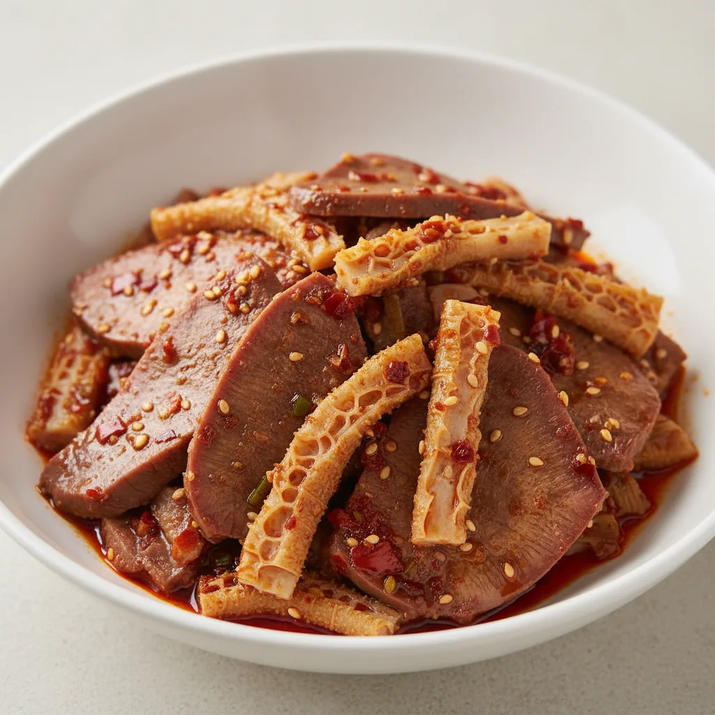 Ox Tongue and Tripe in Spicy Sauce
