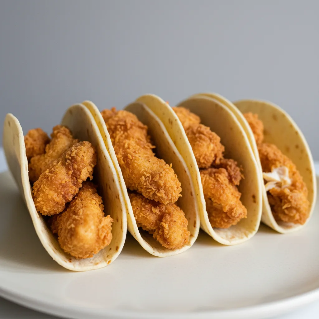 Crispy Chicken Tacos Crispy Chicken Tacos