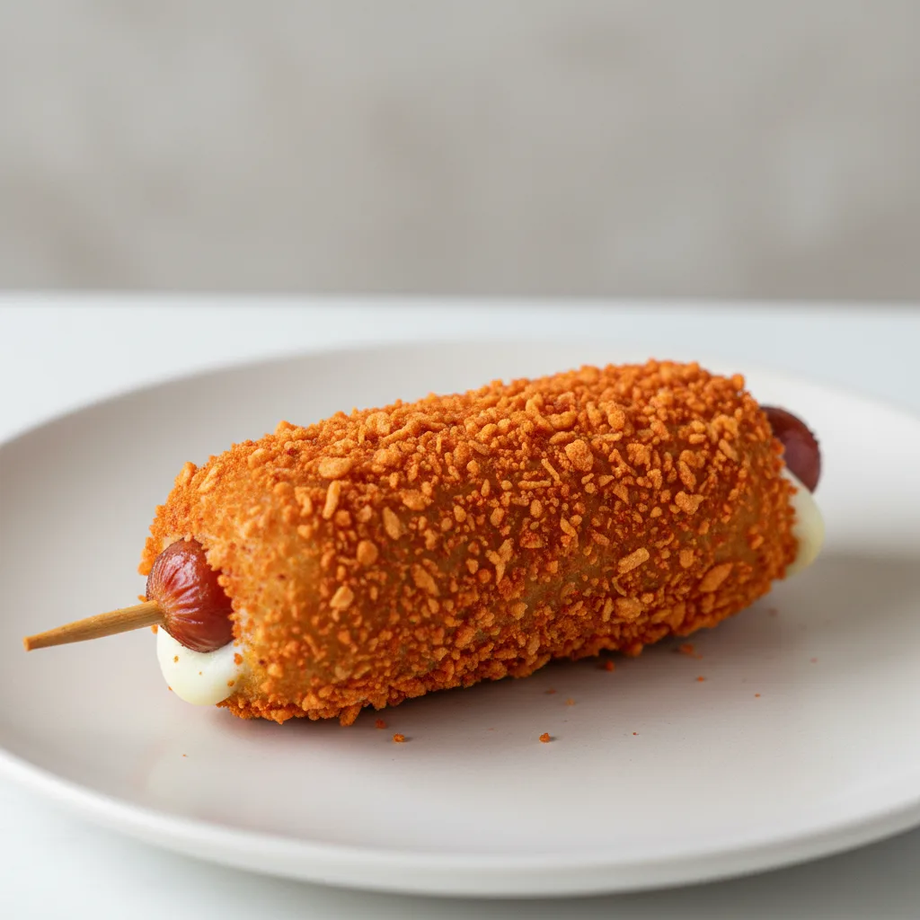 Half and Half Flaming Cheetos Ricedog Half and Half Flaming Cheetos Ricedog