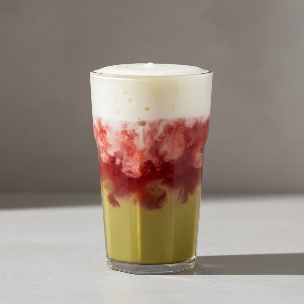 Jasmine Green Tea Strawberry Green Tea with Crema Jasmine Green Tea Strawberry Green Tea with Crema