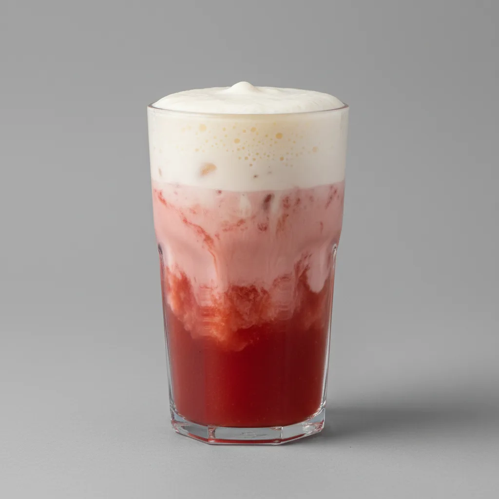 Strawberry Green Tea or Black Tea with Crema Strawberry Green Tea or Black Tea with Crema