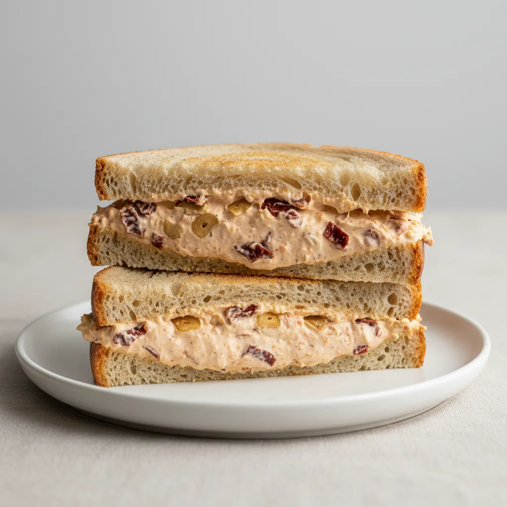 Sun-Dried Tomato and Roasted Garlic Cream Cheese Sandwich Sun-Dried Tomato and Roasted Garlic Cream Cheese Sandwich