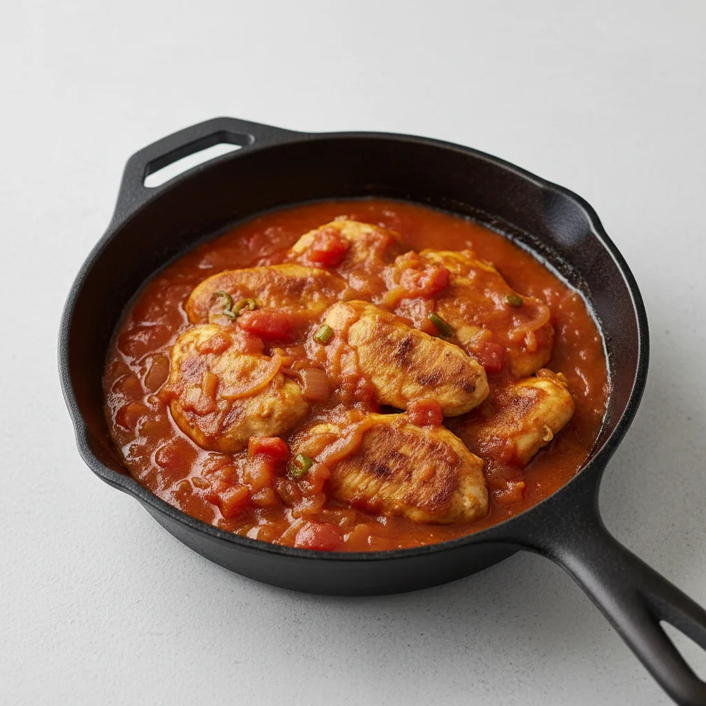 Saucy Chicken Skillet (A La Mexicana)