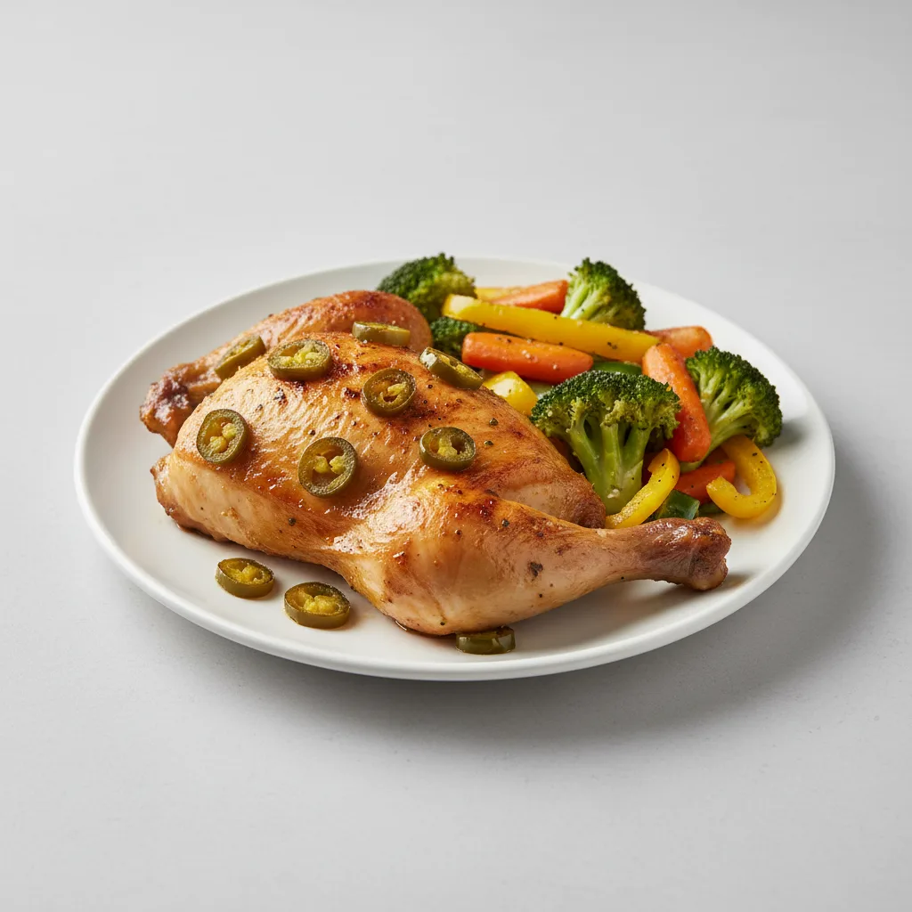 Veggie Jalapeno Roasted Chicken