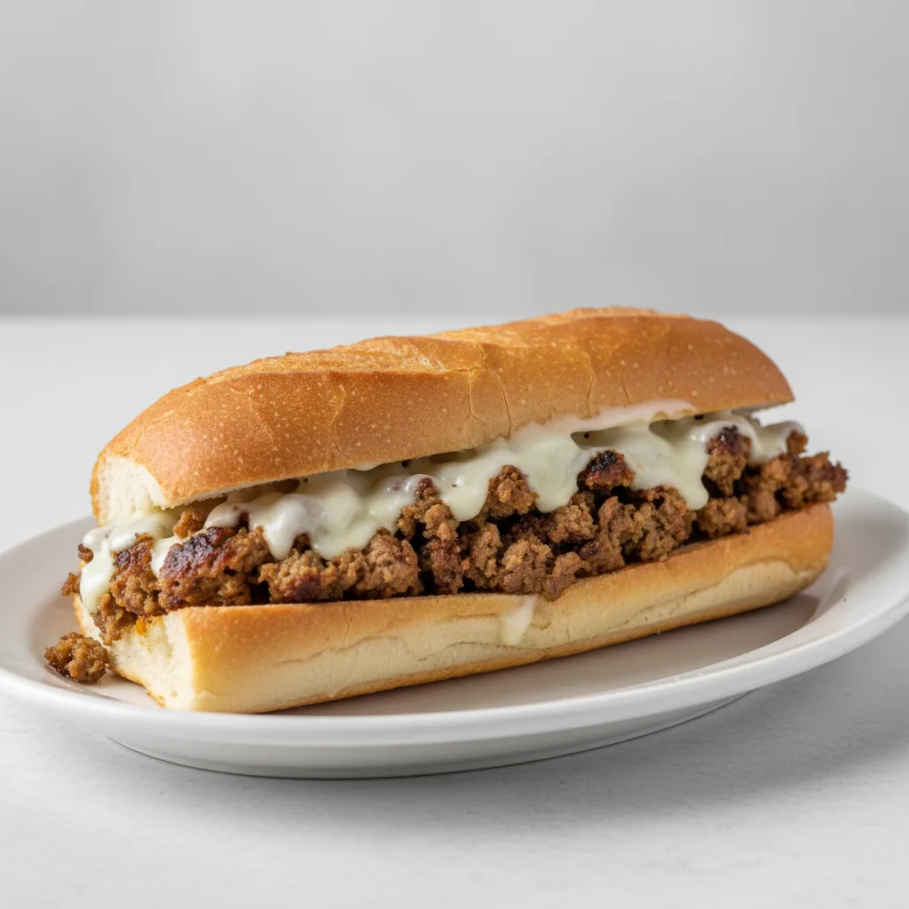 Half Impossible Cheesesteak Half Impossible Cheesesteak