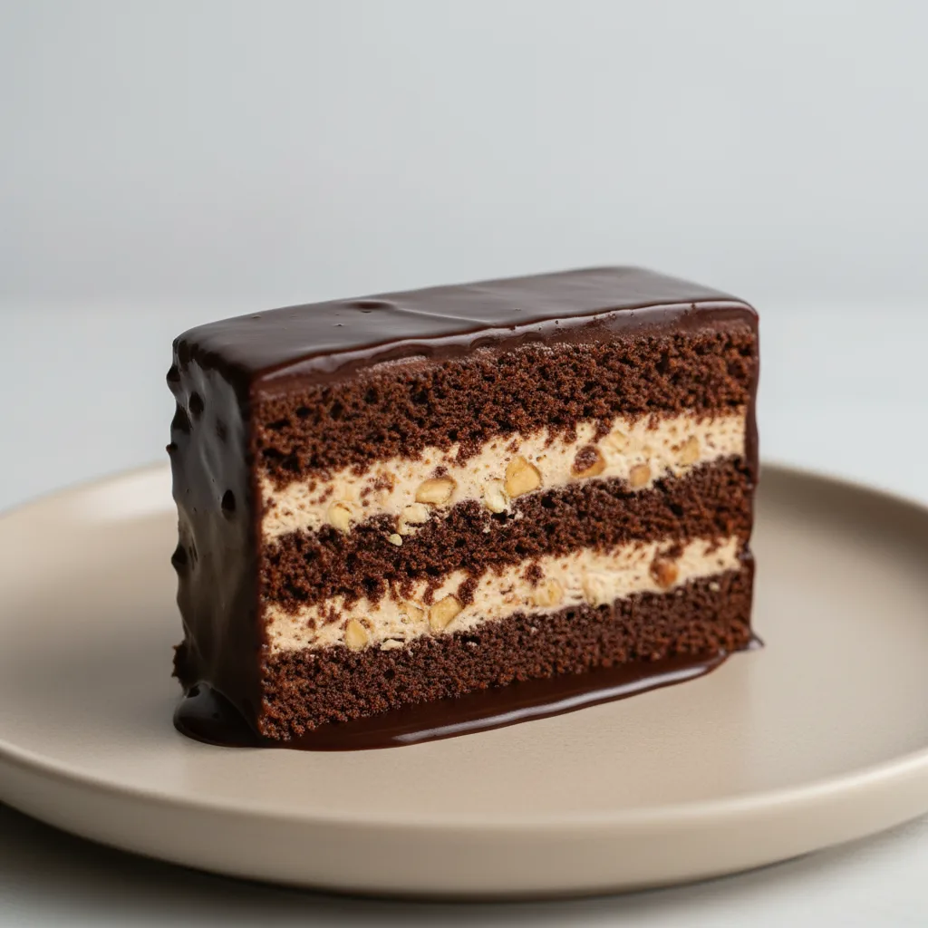 Chocolate Hazelnut Temptation Slice Chocolate Hazelnut Temptation Slice