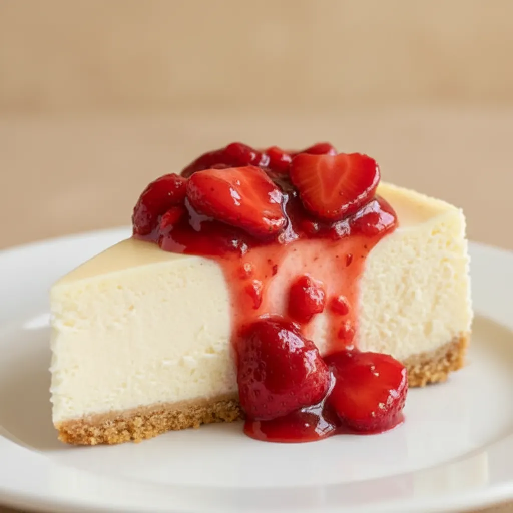 Strawberry Cheesecake Slice Strawberry Cheesecake Slice
