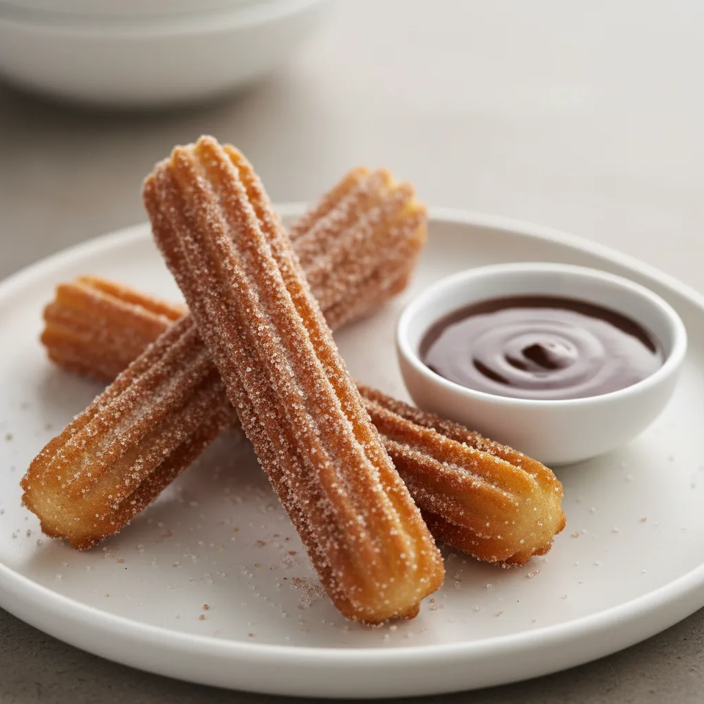 Churros and Dipping Chocolate Churros and Dipping Chocolate