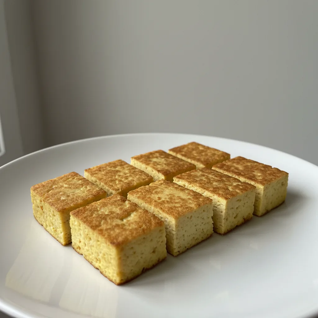 Chickpea 'tofu' Chickpea 'tofu'