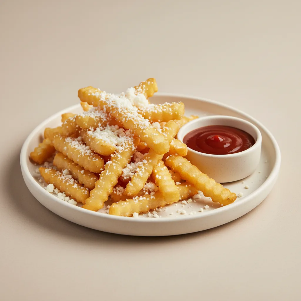Crispy Cotija Fries Crispy Cotija Fries