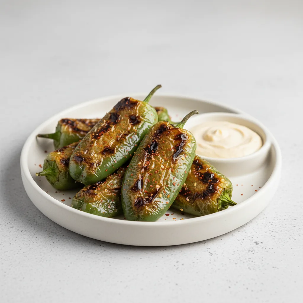 Blistered Poblanos Blistered Poblanos