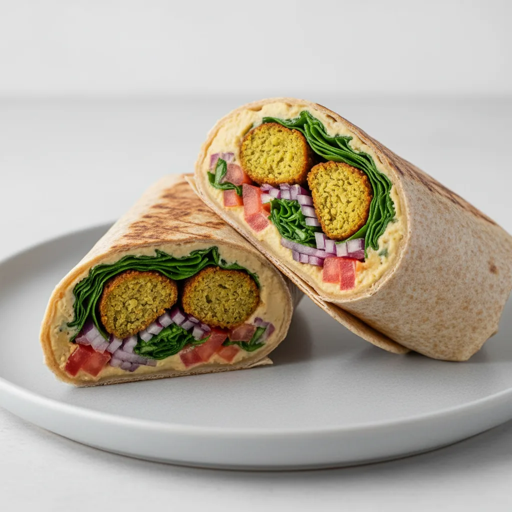 Mediterranean Falafel Burrito