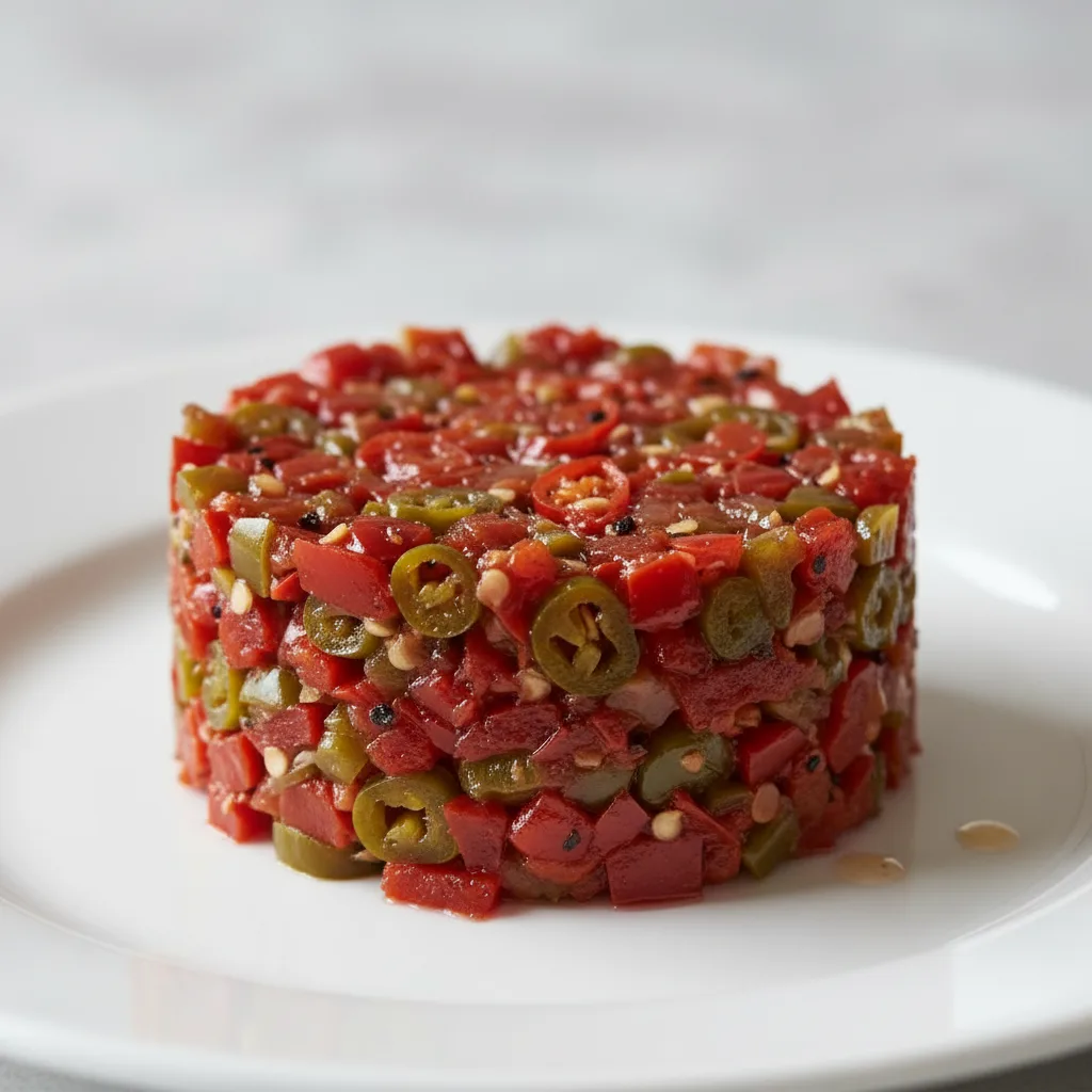 Hot Chopped Pepper Relish Hot Chopped Pepper Relish